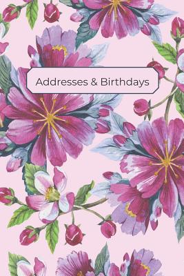 Addresses & Birthdays: Watercolor Apple Blossoms Cover Image
