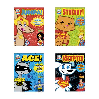 DC Super-Pets Origin Stories By Michael Dahl, Steve Korte Cover Image