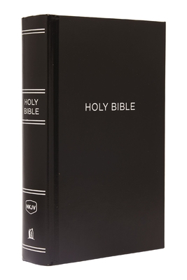 NKJV, Pew Bible, Large Print, Hardcover, Black, Red Letter Edition By Thomas Nelson Cover Image