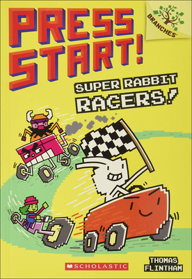 Super Rabbit Racers! (Press Start! #3) Cover Image