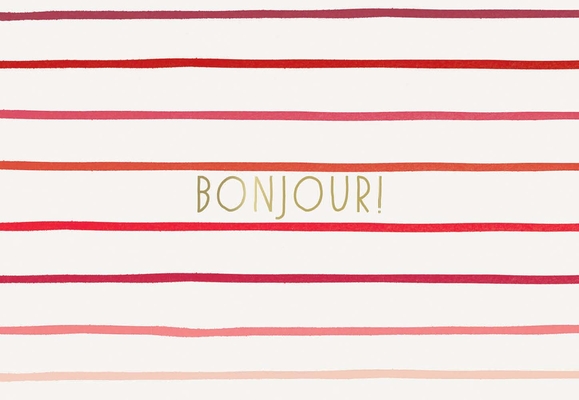 Paris Street Style Notecards: Bonjour!