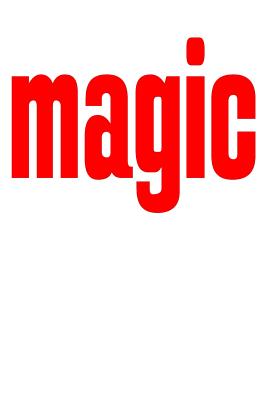 Magic: 6x9 College Ruled Line Paper 150 Pages Cover Image