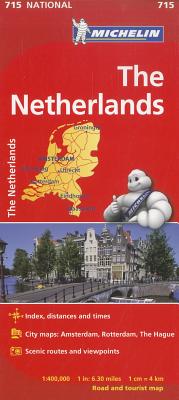 Michelin the Netherlands Road and Tourist Map (Michelin Maps #715) By Michelin Cover Image