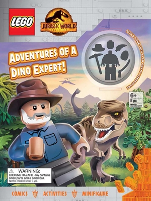 LEGO Jurassic World Dominion: Adventures of a Dino Expert! (Activity Book with Minifigure) By AMEET Publishing Cover Image