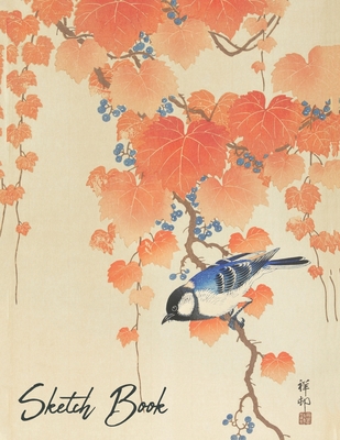 Sketchbook: Bird on Paulownia Branch Notebook for Drawing, Doodling, Sketching, Painting, Calligraphy or Writing Cover Image