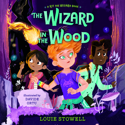 The Wizard in the Wood By Louie Stowell, Renee Dorian (Read by), Davide Ortu (Illustrator) Cover Image