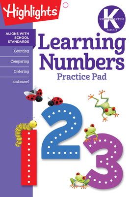 Kindergarten Learning Numbers (Highlights Learn on the Go Practice Pads) Cover Image