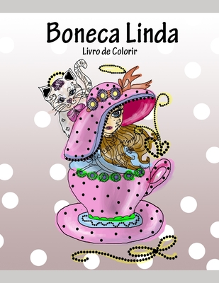 Boneca Linda - Livro de Colorir Cover Image