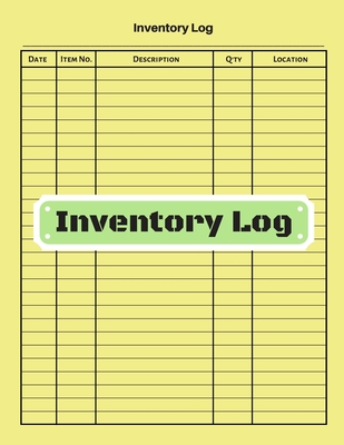 Inventory log: V.11 - Inventory Tracking Book, Inventory Management and Control, Small Business Bookkeeping / double-sided perfect bi Cover Image