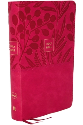 Nkjv, Reference Bible, Personal Size Large Print, Leathersoft, Pink, Red Letter Edition, Comfort Print: Holy Bible, New King James Version By Thomas Nelson Cover Image