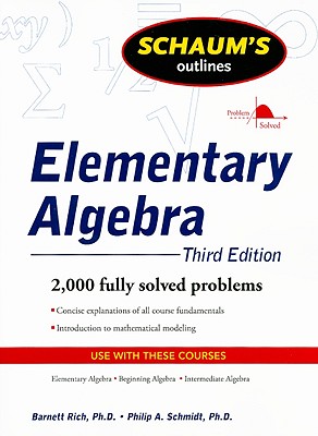 Schaum's Outline of Elementary Algebra, 3ed Cover Image