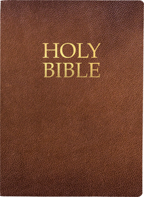 Kjver Holy Bible, Large Print, Acorn Bonded Leather, Thumb Index: (King James Version Easy Read, Red Letter, Brown) (King James Version Easy Read Bible)