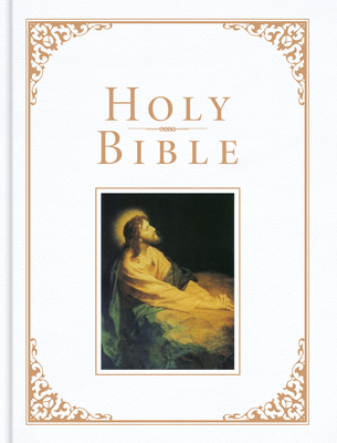 KJV Family Bible, Deluxe White Bonded Leather-Over-Board Cover Image