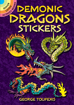 Demonic Dragons Stickers (Dover Stickers) Cover Image