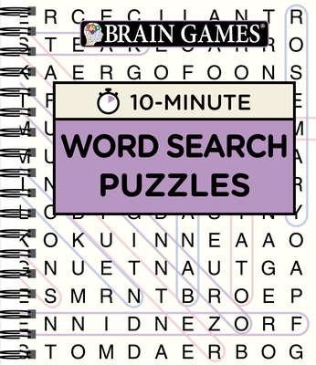 Brain Games - 10 Minute: Word Search Puzzles (Purple)