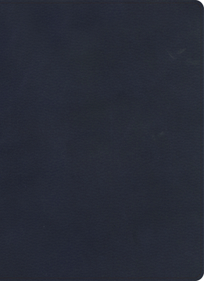 KJV Single-Column Wide-Margin Bible, Navy LeatherTouch By Holman Bible Publishers Cover Image