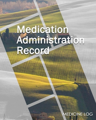Medication Administration Record: Large Print - Daily Medicine Tracker Notebook- Undated Personal Medication Organizer #x74