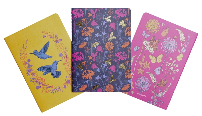 Pollinators Sewn Notebook Collection (Set of 3) (Pollinator Collection)