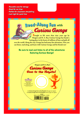 Curious George Goes to the Hospital Book & Cd Cover Image