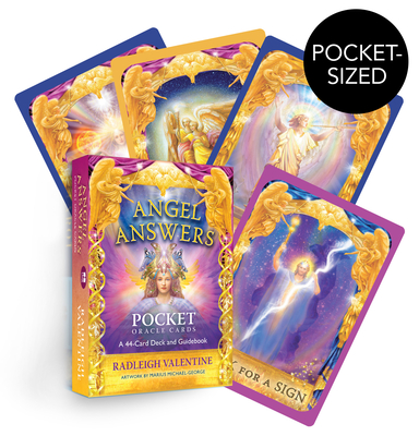 Angel Answers Pocket Oracle Cards: A 44-Card Deck and Guidebook Cover Image
