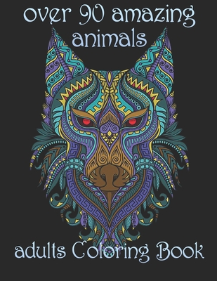 Adult Coloring Book: Awesome animals (Paperback)