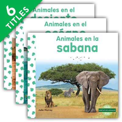 Hábitats de Animales (Animal Habitats) (Set) Cover Image