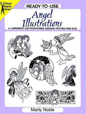 Ready-To-Use Angel Illustrations (Dover Clip Art Ready-To-Use) By Marty Noble Cover Image