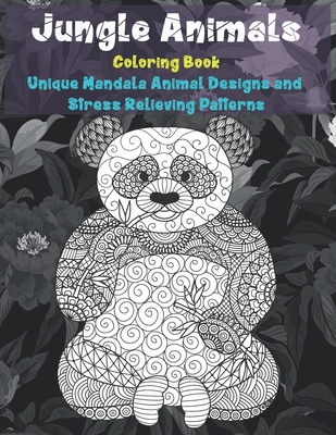 Mandala Animals Coloring Book for Adults: Stress Relieving Animal Designs