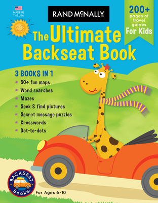 Rand McNally: The Ultimate Backseat Book 3 in 1 Kids' Activity Book Cover Image