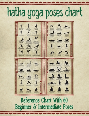 Hatha Yoga Poses Chart 60 Common Yoga Poses And Their Names A Reference Guide To Yoga Asanas Postures 8 5 X 11 Full Color 4 Panel Pamphle Paperback Murder By The Book