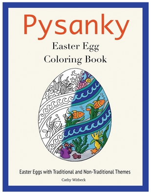 Pysanky Easter Egg Coloring Book: Easter Adult Coloring Book Cover Image
