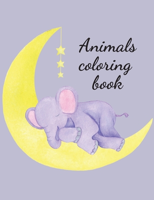 Animals coloring book Cover Image