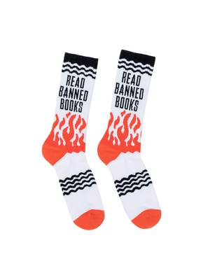 Read Banned Books Gym Socks - Small By Out of Print Cover Image