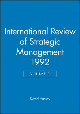International Review Strategic (International Review of Strategic Management) By Hussey Cover Image