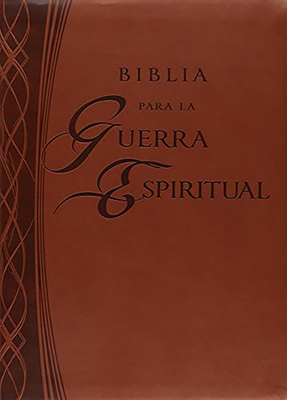RVR 1960 Biblia para la guerra espiritual - Imitación piel marrón / Spiritual Wa rfare Bible, Browwn Imitation Leather By CASA CREACION Cover Image