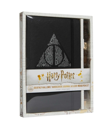Harry Potter: Deathly Hallows Hardcover Journal and Elder Wand Pen Set Cover Image