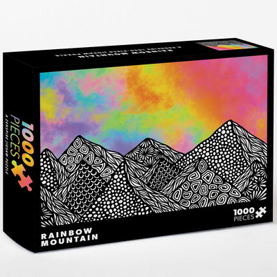 Rainbow Mountain: A Zenspire 1000-Piece Puzzle for Adults Cover Image