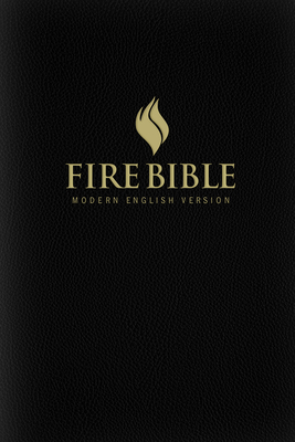 Mev Fire Bible: Black Bonded Leather - Modern English Version Cover Image