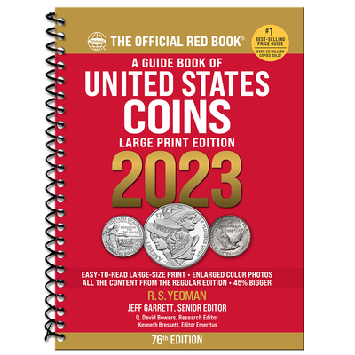 Guide Book of United States Coins Large Print 2023 Cover Image