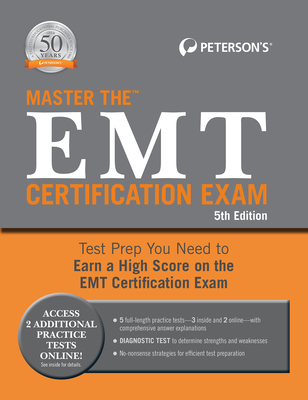 Master the EMT Certification Exam By Peterson's Cover Image