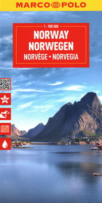 Norway Marco Polo Map (Marco Polo Maps) Cover Image