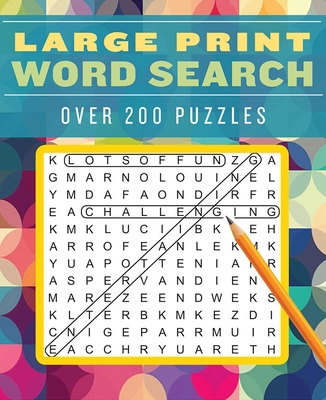 Large Print Word Search (Large Print Puzzle Books)