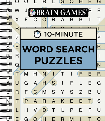 Brain Games - 10 Minute: Word Search Puzzles (Blue)