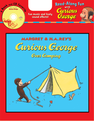 Curious George Goes Camping Book & Cd Cover Image