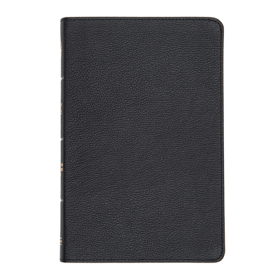 Cover for CSB Thinline Bible, Black Genuine Leather