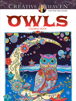 Creative Haven Owls Coloring Book (Adult Coloring) Cover Image
