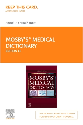 Mosby's Medical Dictionary - Elsevier eBook on Vitalsource (Retail Access Card) Cover Image