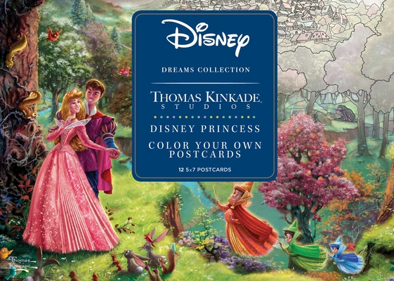 Disney Dreams Collection Thomas Kinkade Studios Disney Princess Color Your  Own P (Board book)