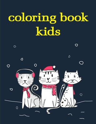 coloring book kids: Coloring Book, Relax Design for Artists with fun and easy design for Children kids Preschool Cover Image