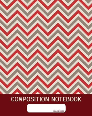 Composition Notebook: College Ruled - Geometric Red - Back to School Composition Book for Teachers, Students, Kids and Teens - 120 Pages, 60 Composition Notebook: College Ruled - Geometric Red - Back to School Composition Book for Teachers, Students, Kids and Teens - 120 Pages, 60 cover